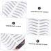 WOFASHPURET 3 Sheets Waterproof Eyebrow Stickers Stickera Peel off Imitation Eyebrow Sticker 3d Modify Cosmetic - Buy Online on SooperMarket.com
