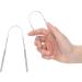 Stainless Steel Tongue Scraper | U-Shaped Tongue Cleaner for Bad Breath & Oral Health - Buy Online on SooperMarket.com