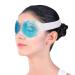Cooling eye mask reusable gel mask hot cold compress for swollen eyes dry eyes dark circles relieves eye fatigue (blue)