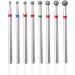 ERUIKA 8Pcs Ball Diamond Drill Bits Set - Nail File Gel Polishing Acrylic Manicure Pedicure Cuticle Tools - Buy Online on SooperMarket.com