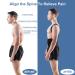 ABACKH Back Brace Posture Corrector for Women and Men - Adjustable Posture Back Brace for Upper and Lower Back Pain Relief - Improve Back Posture and Lumbar Support S(24"-29") Small - Buy Online on SooperMarket.com