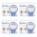 Schick Intuition Pure Nourishment Womens Razor Refills with Coconut Milk and Almond Oil 12 count