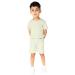 DreamBuy 20 Colours Ribbed Pyjama/Tracksuit/Loungewear Unisex Boys And Girls Pyjamas Baby Clothes Pyjamas For Women And Mens Pyjamas 3-4 Years Sage Summer