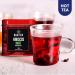 BLUE TEA - Hibiscus Mint Herbal Tea - 36 Tea Bags (Pack of 2) | CAFFEINE FREE | Hibiscus + Mint | Farm Packed Hibiscus Tea | Tin Packing - Buy Online on SooperMarket.com