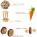 Sofier Natural Wooden Hamster Chew Toys Set - Ideal for Syrian Hamster, Rats, Guinea Pigs, and More! - Buy Online on SooperMarket.com