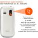 Gigaset GL390 White GSM - Senior Mobile Phone with SOS Button Large 2.2 Display & Easy-to-Use Keys | Compact Hearing Aid Compatible Cell Phone - Buy Online on SooperMarket.com