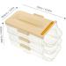 Alipis Clear Automatic Stackable for Plastic Fridge Dispenser Storage Tray Multi-Layer Organizer with - Buy Online on SooperMarket.com