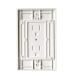 Ziz Home Self-Closing Childproof Outlet Covers | 4 Pack | White | Universal Electric Outlet Cover - Baby Proof Kit - Child Safety Wall Socket Plug - Durable ABS Plastic - Protection | Proofing - Buy Online on SooperMarket.com