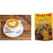 NYCoffee 3 in 1 Instant Coffee sachets|3 Flavours - Salted Caramel Vanilla & Irish Flavours Bundled with Temas Store Coffee Stirrers & Coffee Sleeves & Reusable Plastic Coffee Cup|36 Coffee Sachets - Buy Online on SooperMarket.com