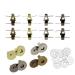 Hysagtek 40 Sets Magnetic Button Clasps Snaps Fastener Clasps DIY Craft Sewing Buttons Knitting Buttons Sets for Sewing  Craft  Purses  Bags  Clothes  Leather  4 Colors (14mm)