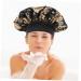 PLAFOPE Satin Sleep Cap Set - Elastic Headband & Broadside Shower Cap - Girls Hair Ties - 26x26cm - 2pcs - Buy Online on SooperMarket.com