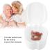Denture Case - Portable Storage Box for False Teeth (White) | Secure & Lightweight - Ideal for Travel - Buy Online on SooperMarket.com