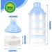 Milk Powder Dispenser Pot - BPA Free Formula Container for Travel & Outdoor Activities (Blue) - Buy Online on SooperMarket.com