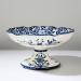 Fruit Basket Bowl Fruit Bowl New Chinese Style Retro Blue and White Porcelain Fruit Dish Home Living Room Kitchen Restaurant Desktop Decor Round Ceramic Fruit Plate Fruit Bowls (Color : C) - Buy Online on SooperMarket.com