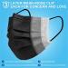 Icoolio Medical Masks - 50 Disposable Black Face Masks for Mouth Protection | International Shipping Available - Buy Online on SooperMarket.com