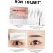 Beavorty 16 pcs eyebrow stickers make up kit 6d eyebrows Artificial Eyebrow semi-permanent stencil 3d - Buy Online on SooperMarket.com