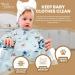 Yum Yum's Silicone Baby Bibs - Waterproof Long Sleeve Feeding Bib with Safari Friends Design | Ideal for Baby Weaning 6-12 Months - Buy Online on SooperMarket.com
