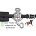 AMKA Hackamore Bitless Leather Bridle - 3-Way Adjustable with Baroque Straps for Optimal Comfort - International Shipping Available - Buy Online on SooperMarket.com
