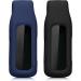 kwmobile 2X Clip Holders Compatible with Fitbit Inspire 3 / Inspire 2 / Ace 3 - Clip-On Holder Replacement Set - Black/Dark Blue black / dark blue - Buy Online on SooperMarket.com