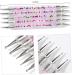 DOITOOL 10 Pcs Nail Painting Tool Lightweight Nail Art Pen Nail Art Equipment Nail Dotting Painting Drawing Pen Gel Nail Tool Nail Dotting Tool Kit Nail Design Brush Pen Manicure Acrylic - Buy Online on SooperMarket.com