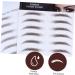 Housoutil 4pcs Eyebrow Stickers Stick on Eyebrows for Women Artificial Eyebrow Semi- Tools 6d - Buy Online on SooperMarket.com
