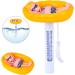 Formizon Floating Pool Thermometer - Break-Resistant Water Temperature Gauge for Pools Spas & Ponds - Buy Online on SooperMarket.com