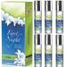 BlueQueen First Night Roll On Perfume for Women & Men Vegan & Safe for Sensitive Skin - Fresh Perfume with Notes of Driftwood Sea Salt & Seaweed - 0.27 Oz Pack of 6 - Buy Online on SooperMarket.com
