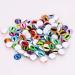 100PCS Assorted Dragon Eyes Glass Cabochon - 10mm Oval for DIY Jewelry and Sculpture Making - Buy Online on SooperMarket.com