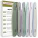 Professional Nail File Set Double Sided Grit 100/150/180/220/240/280/1000/4000 Buffer Emery Board Manicure Tools For Nail Grooming and Styling Acrylic Gel Nail Buffer File Block Nail Polisher 6 Pcs