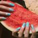 DANNI & TONI Sea Breeze Gel Nail Wraps Set - 28 Stickers, Salon-Quality Manicure Stickers with Sky-Blue Design - Buy Online on SooperMarket.com