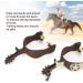 Horse Spurs Low Carbon Steel Horse Boot Spurs Decoration West Cowboy Style Horse Spurs for Riding - Buy Online on SooperMarket.com