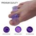 4 Pairs Silicone Toe Separators for Hallux Valgus Relief - Purple - Buy Online on SooperMarket.com