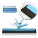 Adjustable Professional Floor Squeegee with 50 Handle - Ideal for Garage, Tile, Shower, and Hair - Foam Water Wiper - Buy Online on SooperMarket.com