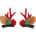 Reindeer Antler Hair Pins Lightweight Christmas Hair Clips 4 Pairs Fashion for Christmas Party - Buy Online on SooperMarket.com