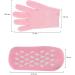 Moisturizing Socks and Gloves Set for Softening and Repairing Dry Skin with Aloe Lotion and Silicone - Pink - Buy Online on SooperMarket.com