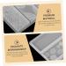 TEHAUX 2pcs Bookmark Mold Bookmark Making Mold Crystal Epoxy Molds Resin Epoxy Molds Silicone Molds Resin Moulds DIY Molds for Resin Sequins School Supplies Silica Gel Cat Paw Student White 2x2pcs 15.8X14.8cmx2pcs - Buy Online on SooperMarket.com
