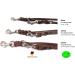 Adjustable Double Linen Dog Liner for Small & Large Dogs - 2m Dark Brown | Durable & Versatile Leash - Buy Online on SooperMarket.com