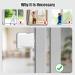2 Pack Sliding Glass Door & Basement Windows Child Safety Lock - Patio Door Lock Gray - Buy Online on SooperMarket.com
