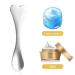 Metal Makeup Spatula Set - 4 Heart-Shaped Facial Massagers & Mini Beauty Spoons for Masks Creams & Lotions - Reusable Skincare Tools - Buy Online on SooperMarket.com