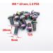 12pcs M5 * 10mm Titanium Rotor Bolt Kit for MTB Disc Brake Rotor - Rainbow Color - Buy Online on SooperMarket.com