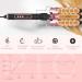 5-in-1 Ceramic Curling Wand Set with LCD Display - Interchangeable Waver Curling Iron for Long/Short Hair - Pink - Buy Online on SooperMarket.com