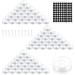 AMANMAN 100 pieces of thumb/3ml empty CREMEDOSE DOSE TIRE with screw cap lid small potty empty socket cream sample trees travel bottle jar container for cosmetics lip balm cream