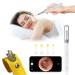 Ear Wax Removal Kits Ear Cleaner Camera Tool Otoscope with HD Camera LED Ear Cleaning Tool Set Slim Earwax Picker Kit with Storage Bag Ear Pick Ear Scope for Adults & Kids Pets Tablets Phones White
