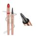 Anifer Liquid Microblading Smoke Gray Eyebrow Pencil. - Waterproof  Long-Lasting  Natural  4-Point Fork-Tip Eyebrow Pen(Smoke Gray 3)