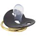 Buy BPA-Free Silicone Baby Pacifier with Clips | Soft & Lightweight | Ideal for 6-18 Months - Black Bling Design - Buy Online on SooperMarket.com