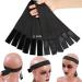 Golden Label Elastic Band for Lace Frontal Melt  bands Wig Edges  2 PCS Melting Wigs Edge Wrap to Lay Edges Elastic Sewing  Laying (2 PCS)  Black