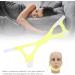 Breathable Anti-Snoring Chin Strap - Adjustable Jaw Support Belt in Yellow - Buy Online on SooperMarket.com