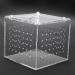 Acrylic Reptile Breeding Box Transparent Live Food Storage Insect Viewing Box for Spider Crickets Snails Hermit Crabs Tarantulas Geckos 3.9x3.9x3.5inch - Buy Online on SooperMarket.com