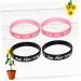 MAGICLULU 4pcs Valentines Day Gift Connecting Bracelets for Couples Wedding Party Gifts Bf and Bracelets Couple Bracelets Valentines Day Bracelets Silicone Slap Bracelets Lovers Earrings As Shown 20X6.4X1.2cm - Buy Online on SooperMarket.com