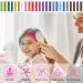 AOOWU 24 Colors Hair Chalk - Temporary, Safe & Washable Hair Dye for Kids | Hair Chalk Pens for Halloween, Christmas & Cosplay Parties - Buy Online on SooperMarket.com
